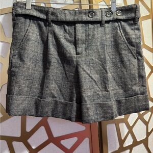 Vince Gray Plaid Women Shorts